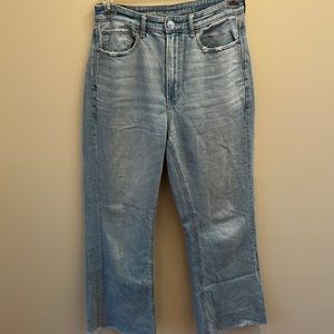 American Eagle Curve Flare Mom Jeans